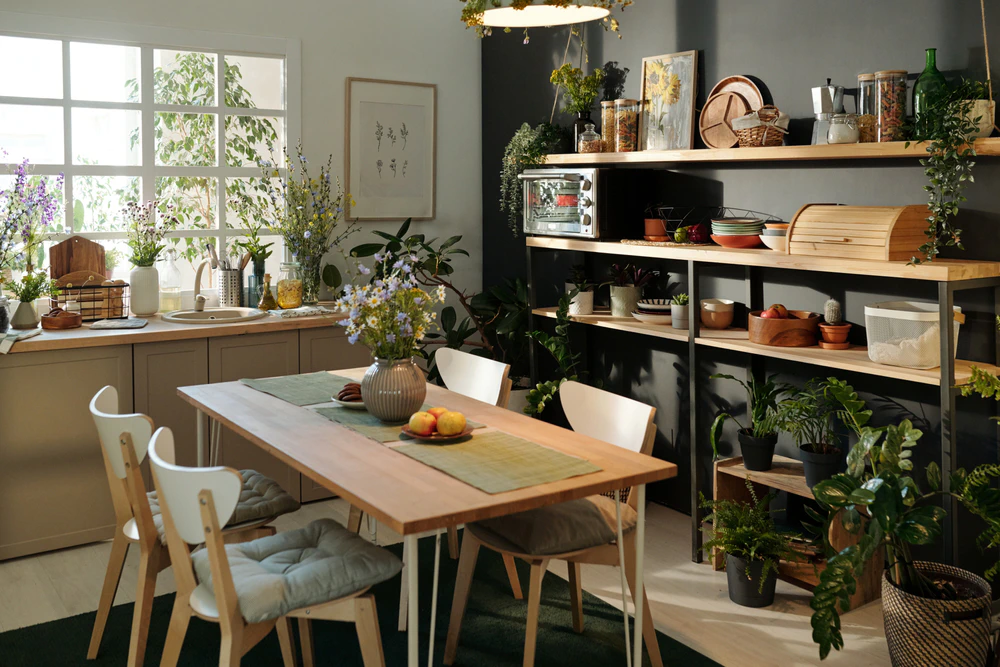 kitchen design blending timeless and trendy elements