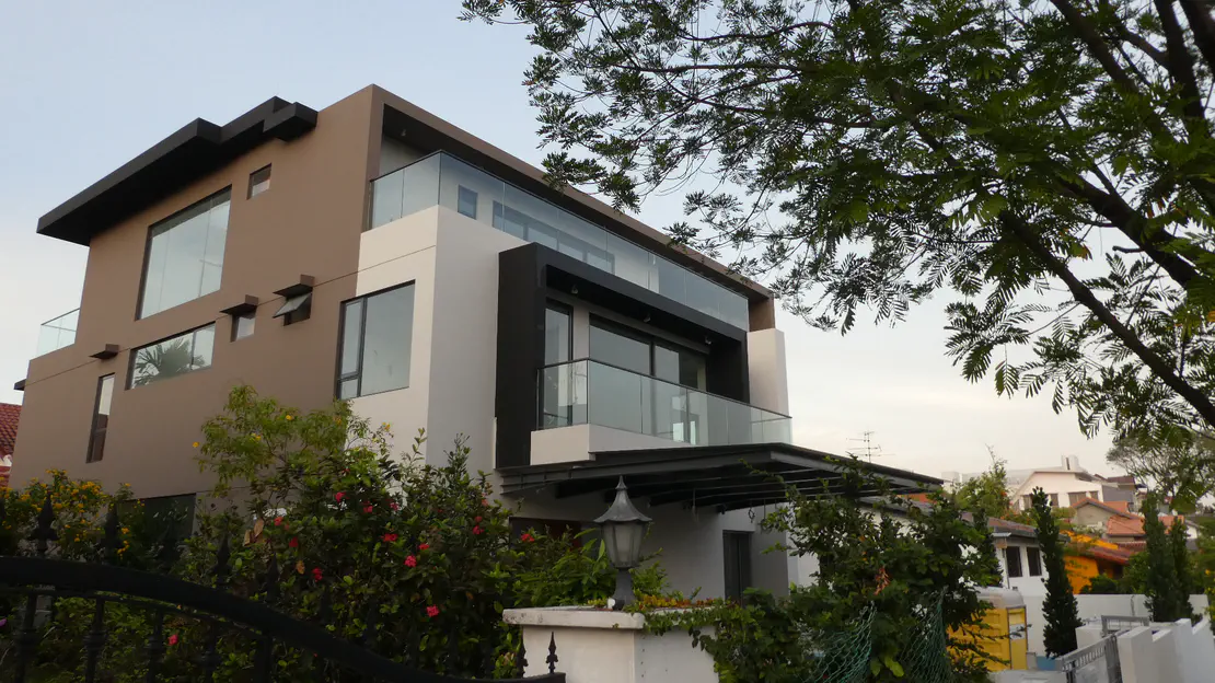 PCE Build Landed House Contractor's Project at Neram Cresant in Singapore